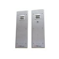 Norcon Communications Corridor/Day Room Full Duplex Wall Mount Intercom Silver TTU5